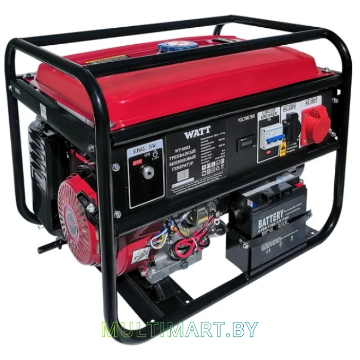 Бензиновый генератор WATT WT-6003